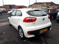 Used Kia Rio 84 HP (61 kW) 2016 White Hatchback