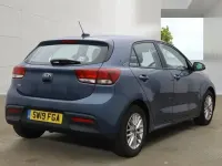 Used Kia Rio 100 HP (73 kW) 2019 Blue Hatchback