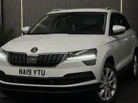 Used Skoda Karoq SE L 150 HP (110 kW) 2019 White SUV