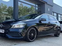 Used Mercedes A200 AMG line 2018 Black Hatchback