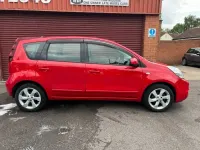 Used Nissan Note Acenta 110 HP (80 kW) 2012 Red Hatchback