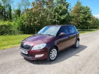 Used Skoda Fabia Elegance 90 HP (66 kW) 2014 Red Hatchback