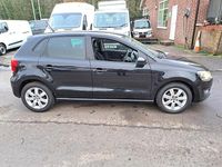 Used VW Polo Match 60 HP (44 kW) 2011 Black Hatchback