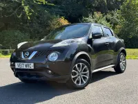 Used Nissan Juke Tekna 2017 Black SUV