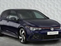 Used VW Golf VII GTI 241 HP (177 kW) 2021 Atlantic blue Hatchback