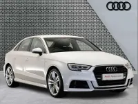 Used Audi A3 S-Line 147 HP (108 kW) 2019 White Sedan