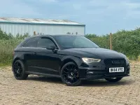 Used Audi A3 S-Line 125 HP (91 kW) 2014 Black Hatchback