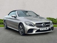 Used Mercedes C220 AMG line 2022 Silver Cabriolet