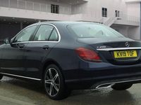 Used Mercedes C200 184 HP (135 kW) 2019 Blue Sedan