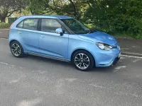 Used MG MG3 106 HP (77 kW) 2016 Blue Hatchback