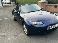 Used Mazda MX5 160 HP (117 kW) 2007 Blue Cabriolet