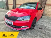 Used Skoda Fabia Monte Carlo 110 HP (80 kW) 2016 Red Hatchback