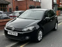 Used VW Golf VI SE 122 HP (89 kW) 2010 Black Hatchback