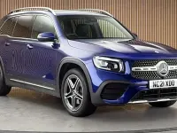 Used Mercedes GLB200 AMG line 163 HP (119 kW) 2021 Galaxy blue SUV