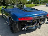 Used Audi R8 Spyder Advanced 540 HP (397 kW) 2017 Blue Cabriolet