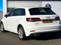 Used Audi A3 Sportback Sport 150 HP (110 kW) 2018 White Hatchback