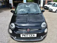 Used Fiat 500 Lounge 69 HP (50 kW) 2017 Black Hatchback