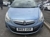 Used Vauxhall Corsa 101 HP (74 kW) 2013 Blue Hatchback