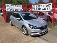 Used Vauxhall Astra Design Edition 110 HP (80 kW) 2016 Silver Hatchback