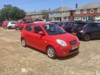 Used Kia Picanto 64 HP (47 kW) 2009 Red Hatchback