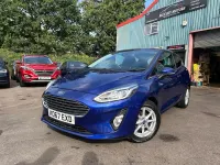 Used Ford Fiesta Zetec 2018 Blue Hatchback