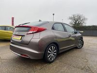 Used Honda Civic ES 2013 Brown Hatchback