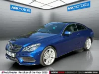 Used Mercedes E220 AMG line 2016 Blue Coupe