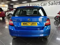 Used Skoda Fabia SE 95 HP (69 kW) 2018 Blue Hatchback