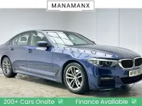 Begagnad BMW 520 M Sport 2018 Blå Sedan