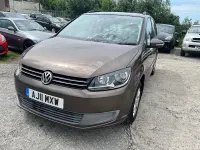 Used VW Touran S 105 HP (77 kW) 2011 Brown MPV
