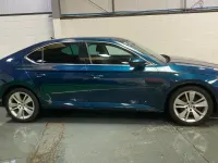 Used Skoda Superb SE L Executive 150 HP (110 kW) 2019 Blue Hatchback
