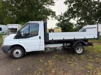 Used Ford Transit 115 HP (84 kW) 2008 White Cabriolet