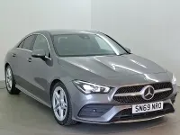 Used Mercedes CLA200 AMG line 163 HP (119 kW) 2019 Grey Coupe