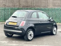 Used Fiat 500 Lounge 69 HP (50 kW) 2014 Black Hatchback