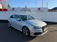 Used Audi A3 Sportback S-Line 2014 Silver Hatchback