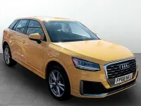 Used Audi Q2 S-Line 116 HP (85 kW) 2018 Yellow SUV