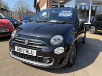 Used Fiat 500 S 69 HP (50 kW) 2017 Black Hatchback