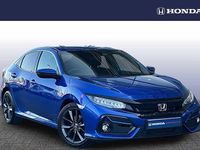 Used Honda Civic SR 126 HP (92 kW) 2021 Brilliant sporty blue Hatchback