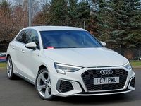 Used Audi A3 S-Line 150 HP (110 kW) 2022 White Sedan