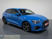Used Audi A3 Sportback S-Line 150 HP (110 kW) 2021 Blue Hatchback