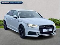 Used Audi A3 S-Line 147 HP (108 kW) 2017 White Hatchback