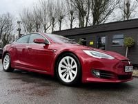 Used Tesla Model S 75 kW (102 HP) 2017 Red Hatchback