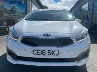 Used Kia Ceed Sportswagon 136 HP (100 kW) 2016 White Estate
