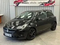 Used Vauxhall Corsa Edition 75 HP (55 kW) 2018 Black Hatchback