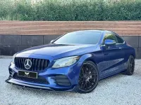 Used Mercedes C220 AMG line 2021 Blue Coupe