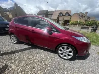Used Ford Fiesta Titanium 96 HP (70 kW) 2012 Red Hatchback