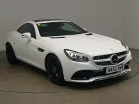 Used Mercedes SLC200 AMG line 184 HP (135 kW) 2016 White Cabriolet