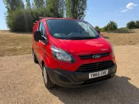 Used Ford Transit Custom 125 HP (91 kW) 2016 Red Van