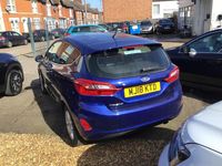 Used Ford Fiesta Zetec 70 HP (51 kW) 2018 Blue Hatchback