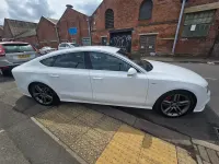 Used Audi A7 S-Line 2013 White Hatchback